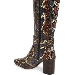 coach snakeskin boots